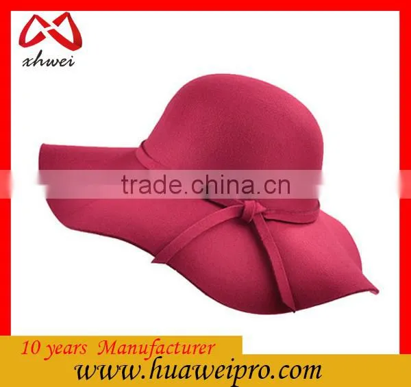 Wholesale Fashion Fedora Hats With Wholesale Custom Satin Ribbons photo-2