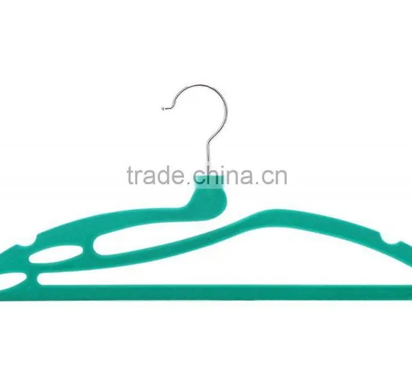 Velvet Flocked Clothes Hanger photo-5