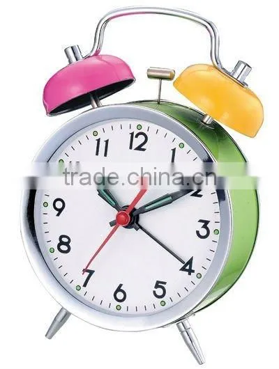 3.5 Inches Colorful Metal Case Mechanical Alarm Clock photo-3
