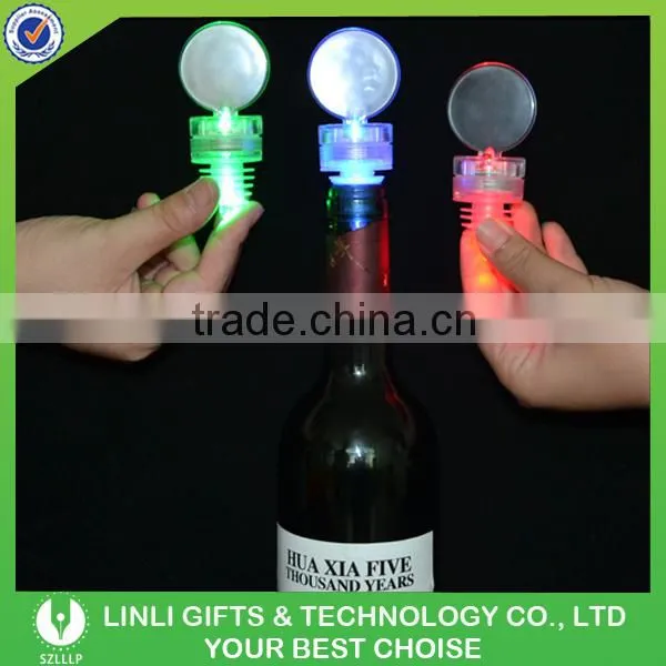 OEM Silicone Color Changing Led Bottle Stopper For Bar photo-2