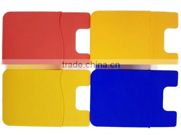 Silicone Bank Card Holder for Cell Phone photo-3