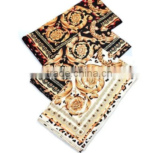 Top Fashion High Quality Pure Silk Ptinted Scarf Customized Scarves Shawl Wraps photo-5