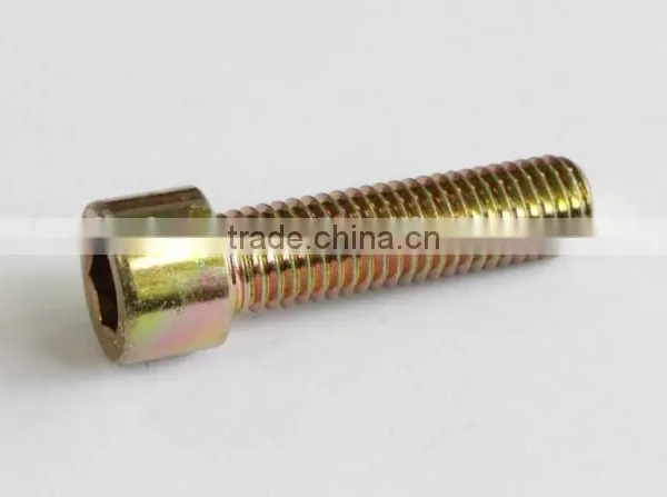 Yellow Zinc Hexagon Socket Cap Screws DIN912 photo-4