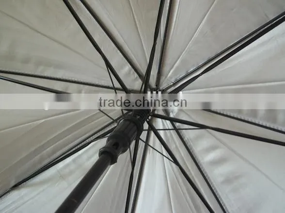 23''auto Open Stick Gift Electroplated Frame Rain&sun Handheld Umbrella photo-4