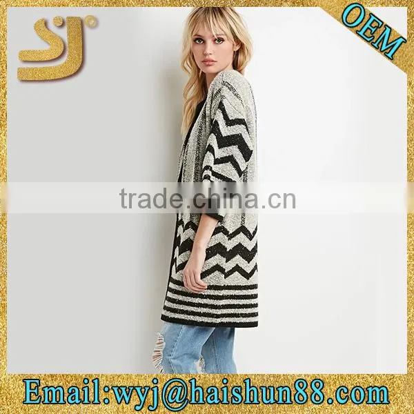 Patterned Longline Cardigan photo-3