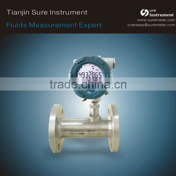distilled water Turbine flow meter Sensor