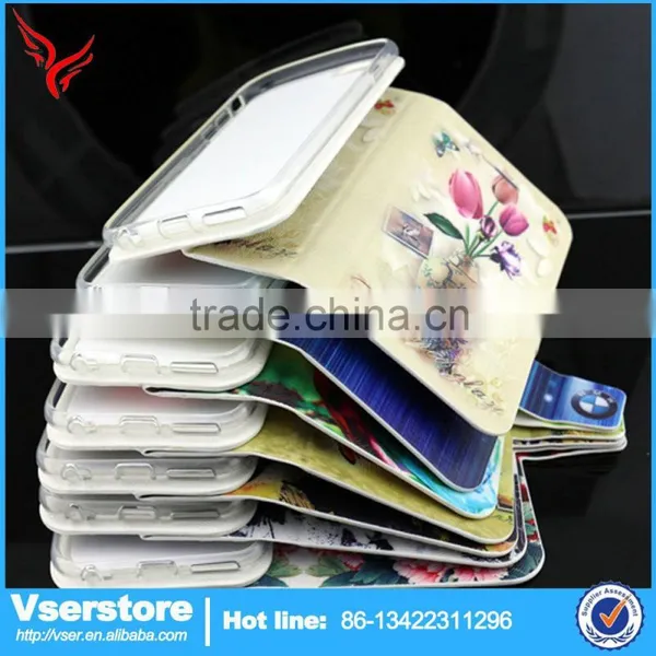 2015 Wholesale High Quality Fashion Custom Leather Mobile Phone Case For Iphone 6G With Car and Human Printing photo-2