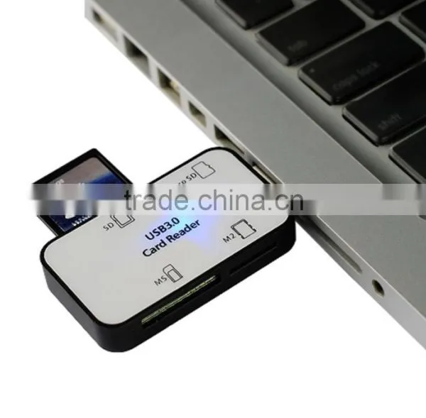 USB 3.0 SD,TF,Micro SD,MS,M2 All In One Card Reader Writer photo-4