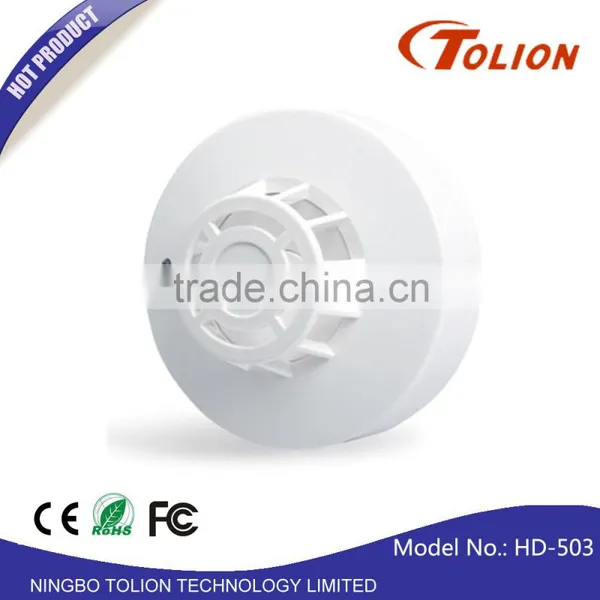 TOLION HD-503 Wired Heat Temperature Detector &Heat Temperature Sensor& Heat Alarm