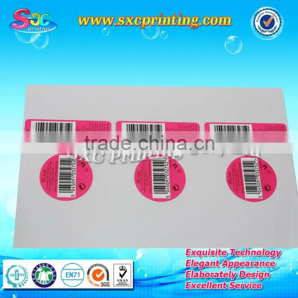 Factory Direct Supply Red Sticker Paper Label , Custom Logo Labels , Red Label photo-2