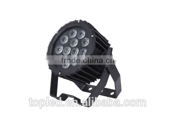  wholesale price led stgae light 12*Tri-RGB Slim par can IP66 outdoor flat par