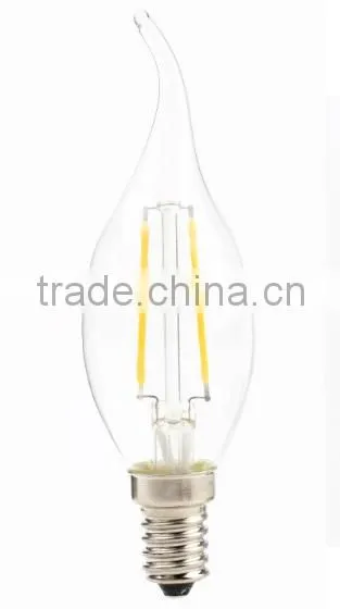 250lm Led Fialment Bulb With Tail Candle Lamp photo-2