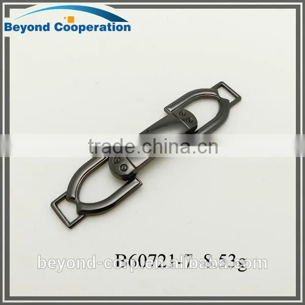Top Quality Men's Shoes Buckles for Genuine Leather Shoes Black Gun Metal Finished Ornaments photo-2