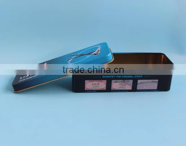 Rectangle Tinplate Metal Valve Kit Tin Box photo-2