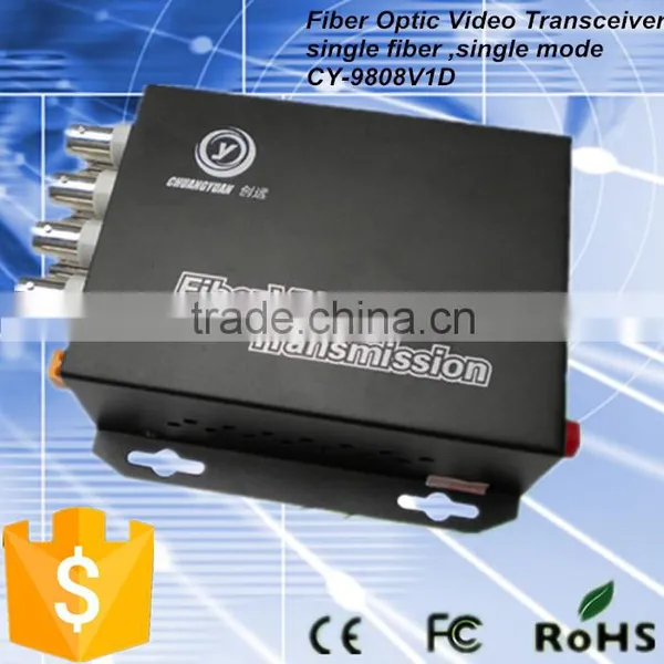 8 Channel Fiber Optical Video Converter