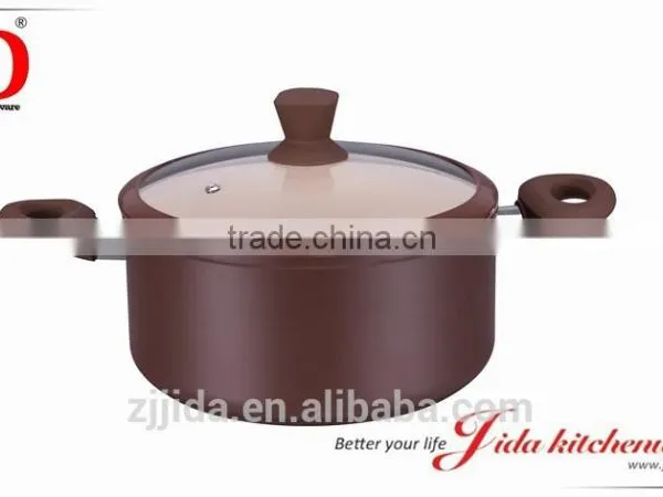 Forged Aluminum Ceramic Coating Casserole and Sauce Pot