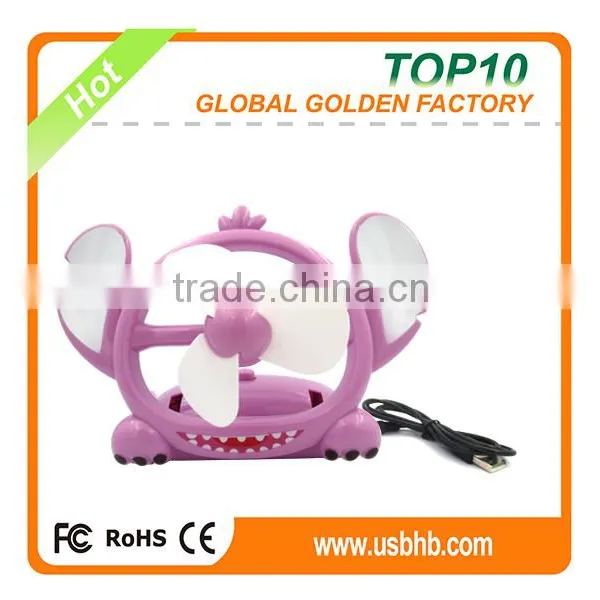 New Arrvial Animal Usb Fan Mini Fan Small Fan Purple Color photo-5