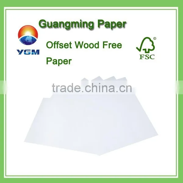 White Offset Paper Woodfree Offset Paper Copy Paper photo-2