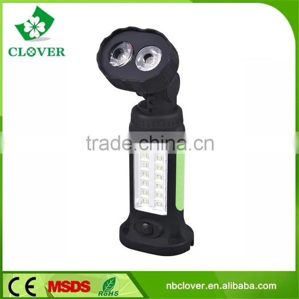 2pcs 1w Led+ 14smd LED Magnetic Led Portable Work Light With Hook photo-3