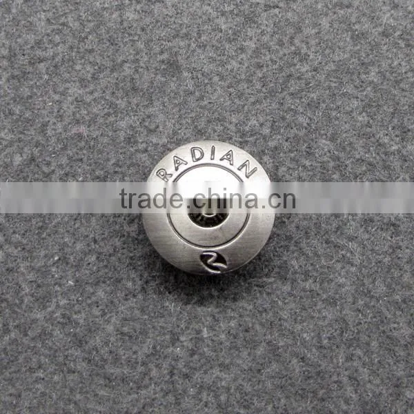 Garment Accessories Metal Jean Button With Customized Logo photo-2