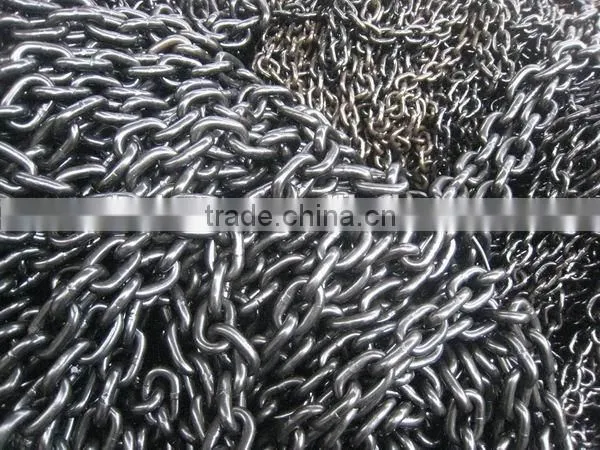 CCS Certificate Large Black and Galvanized Lifting Chain for Mining photo-4