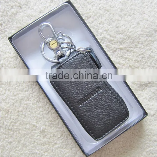 High Quality Leather Key Wallet Black OMD3813 photo-4