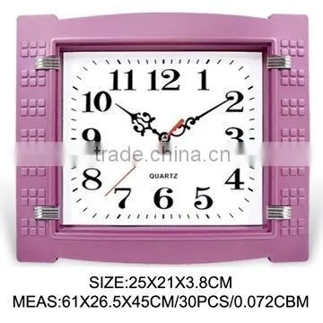 Plastic Promotional Gift Clock, With Custom Made Clock Dial