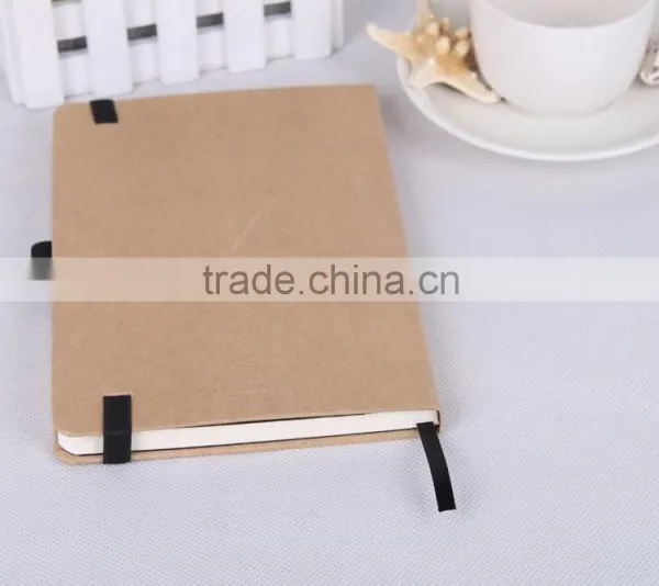 Hardcover Note Book With Black Elastic Strap photo-3