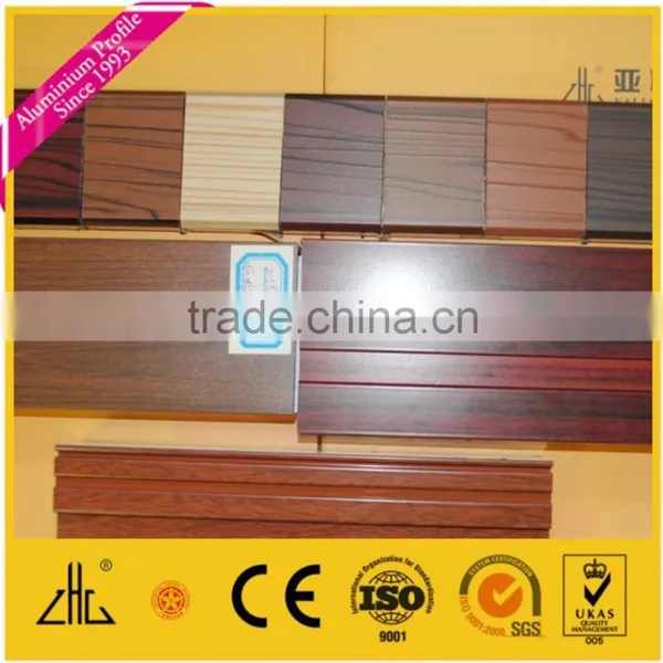 China Top Supplier Wooden Aluminium Profiles / Brilliance China Supplier OEM ISO9001, Wood Aluminium Profiles photo-2