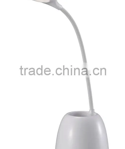 Portable Touch Sensor Multifuction Kid Eye-Protection Rechargeable Led Desk Lamp With Pen Container or Money Box photo-2