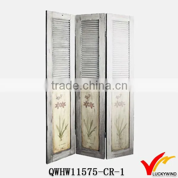 Vintage Antique Look Wooden Screen