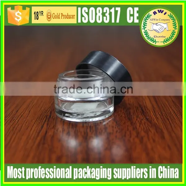 Frosted 10ml Glass Empty Cream Jar Frosetd Matte Cheap Facial Cream Glass Jars With Aluminum Cap photo-3