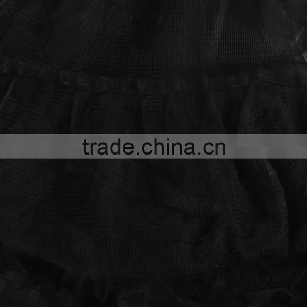 Two Layers Adult Women Black Tutu Skirt photo-4