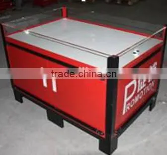 RH-PT042 Height 850mm 12mm Thickness Acrylic Fencing Covers Supermarket Promotional Table photo-4