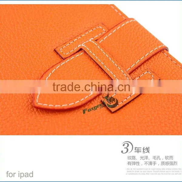 Special Design Pure Color Luxury Wallet Case for Ipad Air Leather Case With Multi Function photo-6