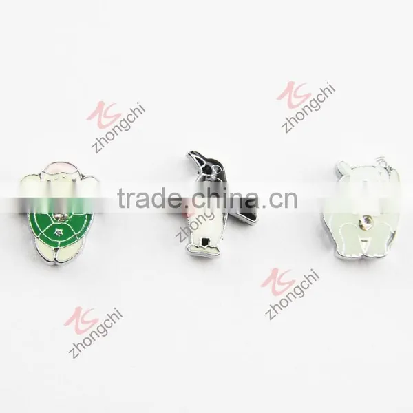 8MM Zinc Alloy Enamel Epoxy Metal Animals Charms photo-3