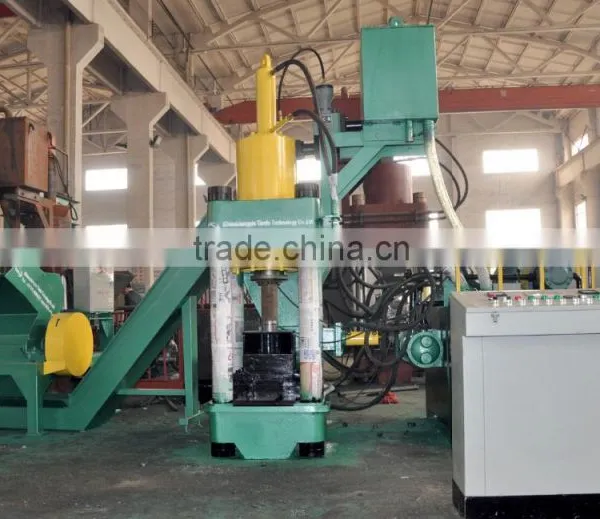 Hydraulic Waste Scrap Cast Iron Briquetting Press photo-5
