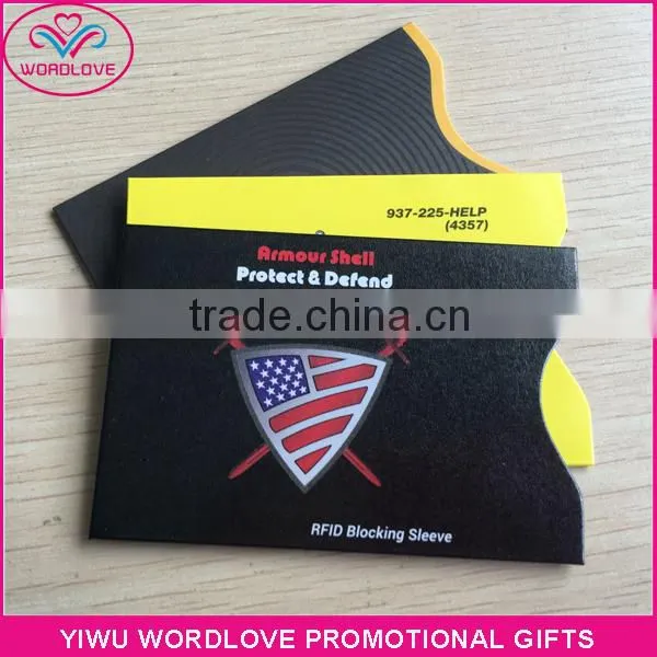 RFID Credit Card Shield, Anti Data Theft Aluminum Foil RFID Blocking Sleeves For Bank Card photo-2