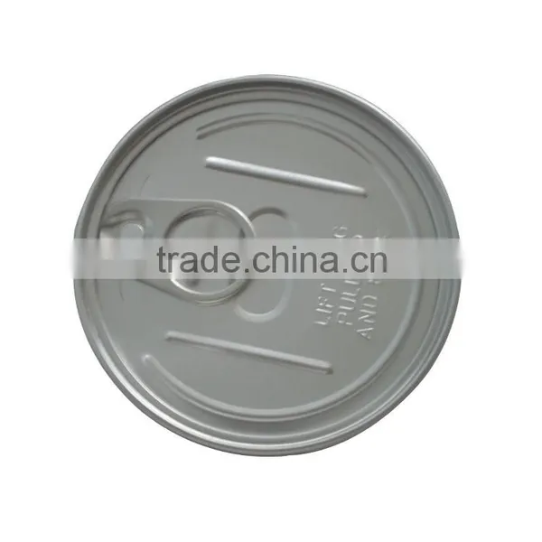 Round Pop-top Tin Can, Tin Can With Easy Open Ring for Canning photo-2