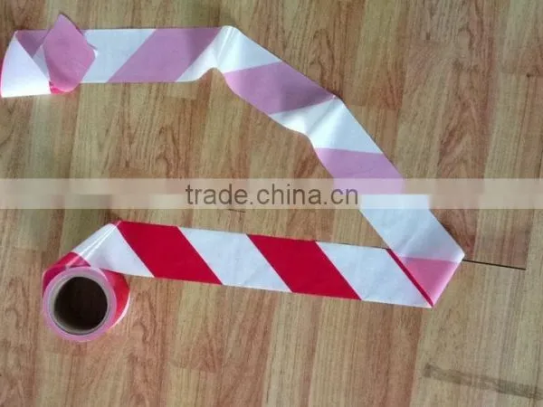 Red/white Safety PE Film Warning Tape photo-3