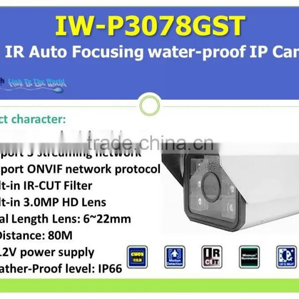 IW-P3038GS 2.0M Vari Focus IR Network Dome Camera photo-6
