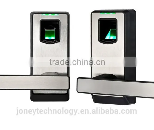Rugged Abs Plastic Casing Bometric Fingerprint Smart Handle Door Lock photo-5