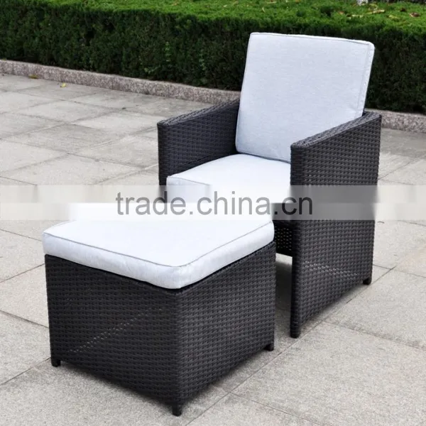Wholesale Rectangular Classic Rattan Dinner Table Set Outdoor Furniture photo-2