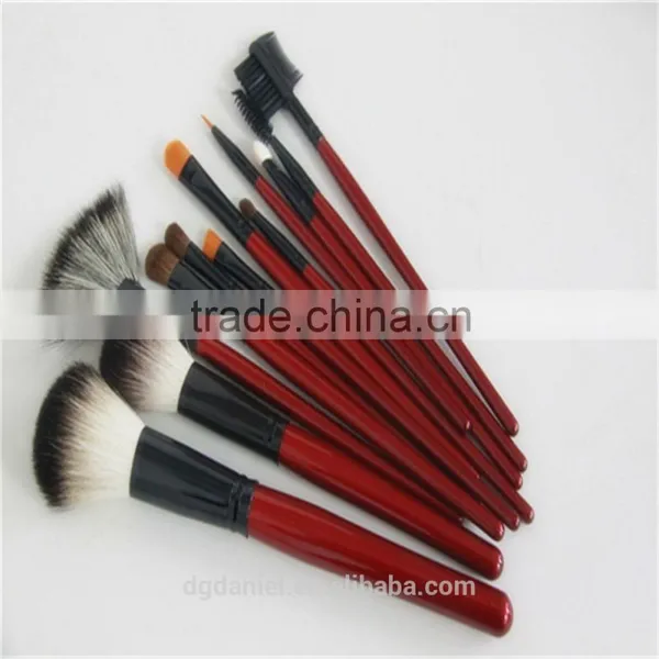 12pcs Red Bag Personalized Beauty Brushes Best Makeup Brush Set Factory Direct photo-4