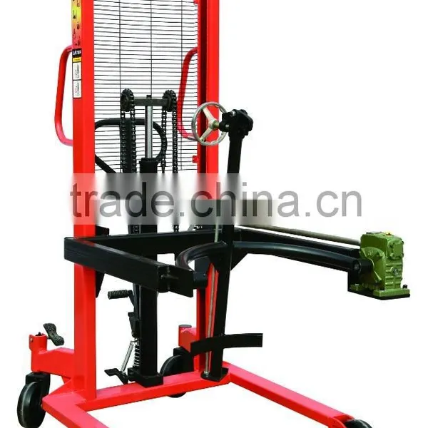 360kg Manual Hydraulic Pallet Drum Lifting Stacker/china Suppliers Drum Cart/yujie/logistics Equipment photo-2