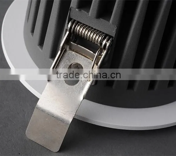 Commercial Kitchen Light Fixture / Led Downlight With 120mm Cut Out / Super Bright Cob Led Ceiling Light Fixture photo-5