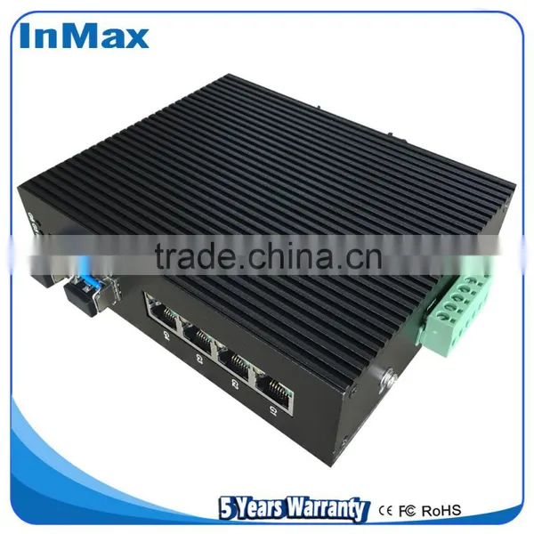 IP40 Protection 6 Port 10/100/1000Mbps Full Gigabit Unmanaged Industrial Ethernet Switch I506A photo-3