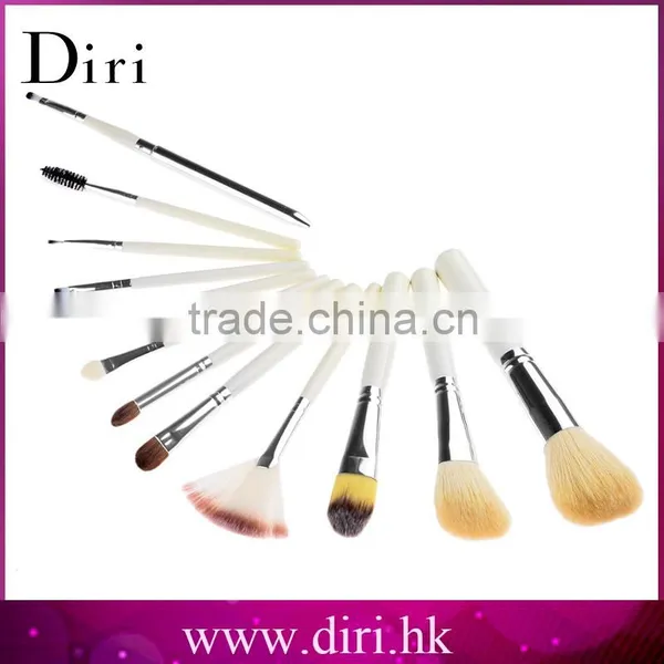Newest 12Pcs Professional Cosmetics Make Up Brushes Set With Rose PU Leather Case photo-2