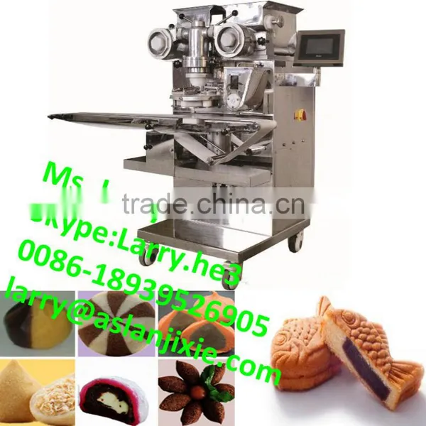 Maamoul Encrusting Machine/automatic Mochi Ice Cream Machine/filled Cake Encrusting Making Machine