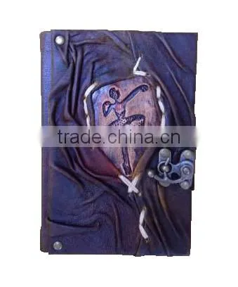 NOTEBOOK - DIARY - SKETCHBOOK- %100 REAL LEATHER-HIGH QUALITY- HANDMADE VARIOUS DESIGNS JOURNAL -2014 DESIGN DIARY - DIFFERENT- photo-4